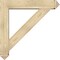 Ekena Millwork Traditional Arts and Crafts Rough Sawn Bracket w/ Offset Brace, Douglas Fir, 8"W x 42"D x 42"H BKT0806X42X42TRA03RDF - alternate 2